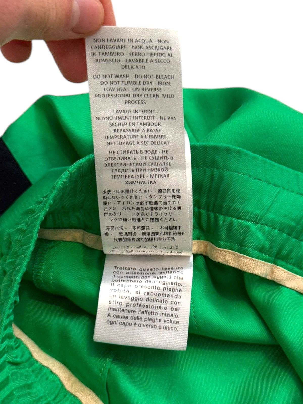 Gucci Green Silk Shorts Size US 32 / EU 48 - 8 Thumbnail