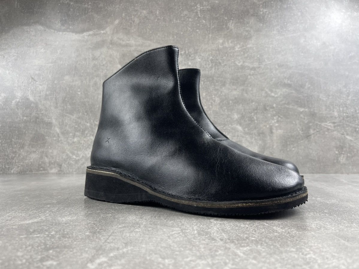 Genuine Leather Cammina Leggero Black Leather Minimalist Ankle Boots Size US 8 / EU 41 - 2 Thumbnail