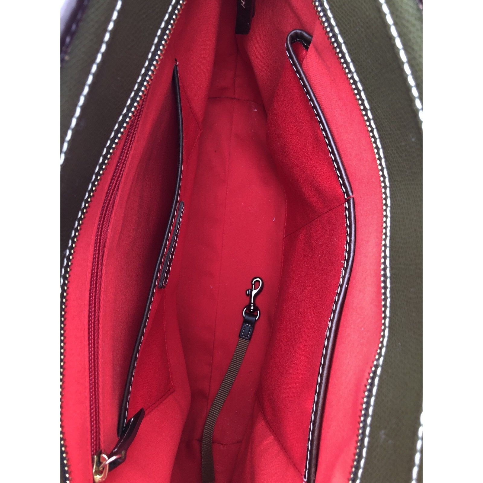 Dooney & Bourke Dooney And Bourke Green Large Lexington Shoulder Bag B000541 Size ONE SIZE - 6 Thumbnail