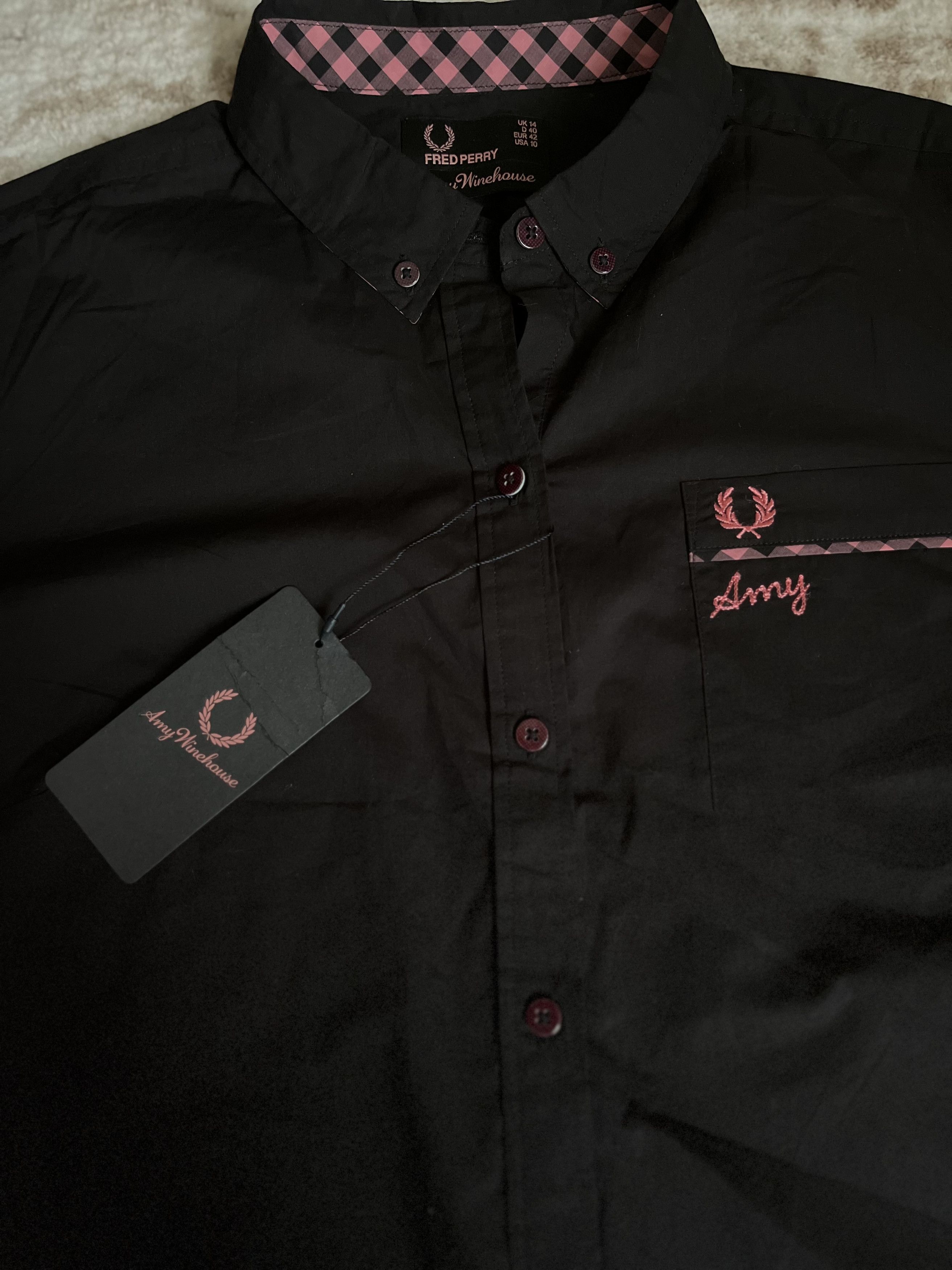 Fred Perry Fred Perry x Amy Winehouse Bowling Shirt – Limited Edition Size L / US 10 / IT 46 - 2 Thumbnail