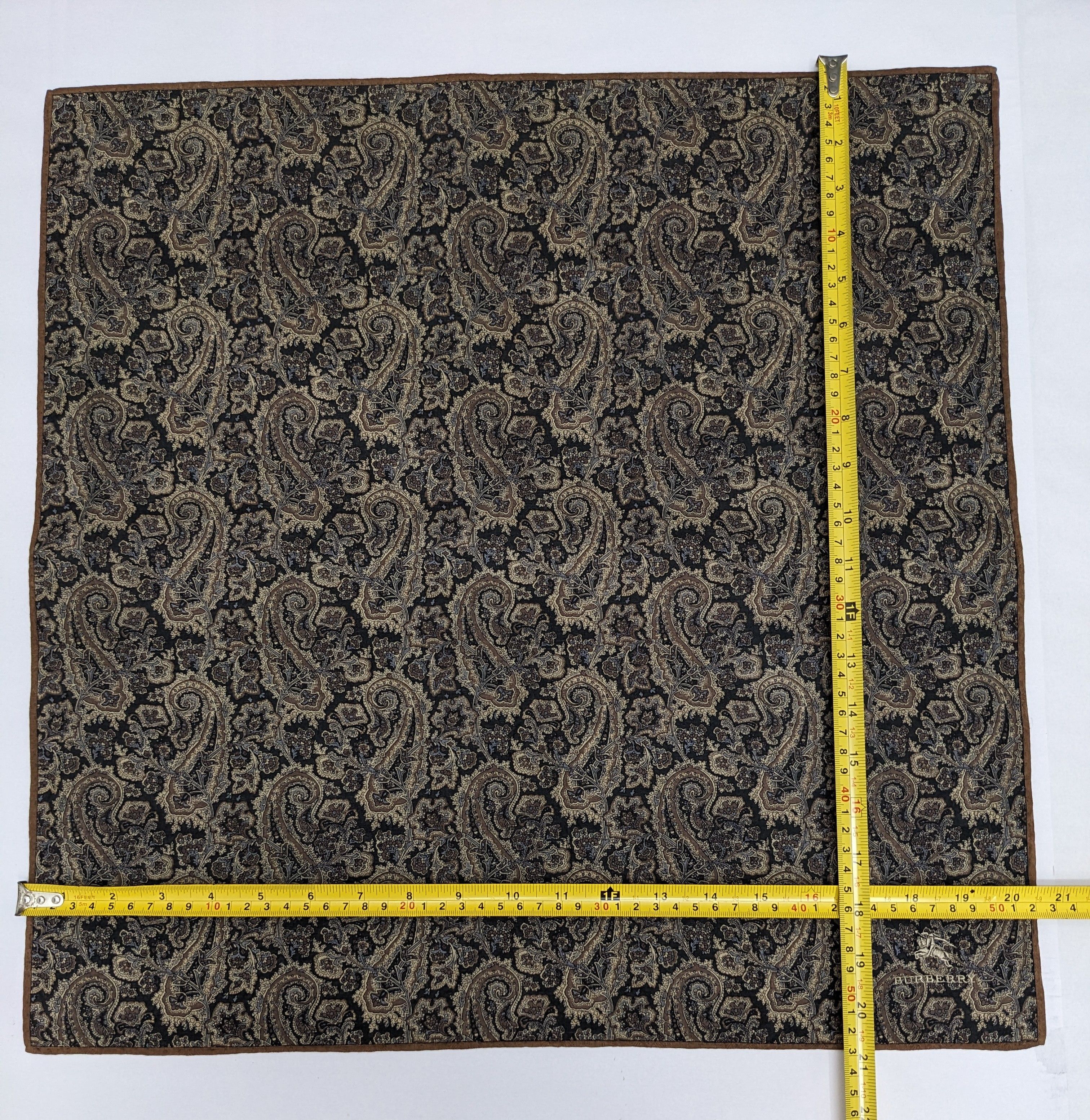Burberry Prorsum Vintage BURBERRY Silk Paisley Handkerchief Size ONE SIZE - 4 Thumbnail