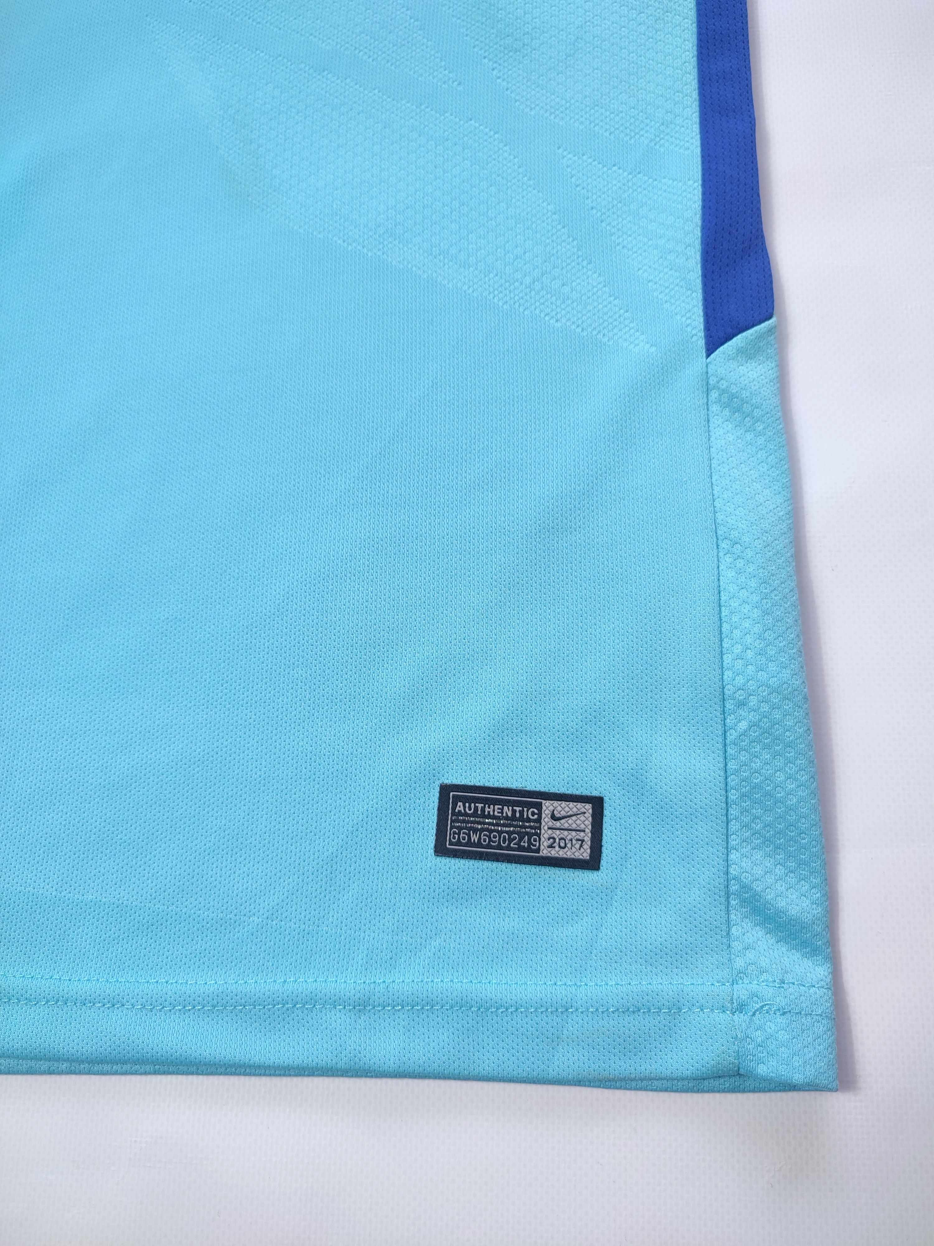 Nike Nike FC Barcelona 2010-2011 AW Jersey Light Blue UNICEF Size US L / EU 52-54 / 3 - 8 Thumbnail