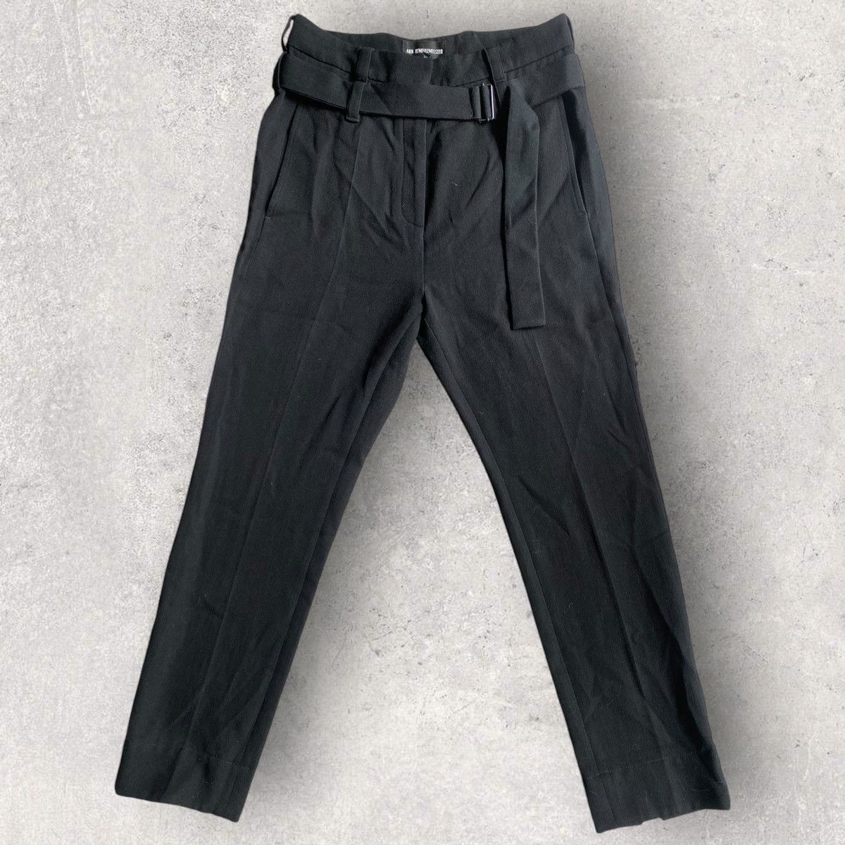 Ann Demeulemeester Ann Demeulemeester Belt Wool Trousers Size 30" / US 8 / IT 44 - 2 Thumbnail