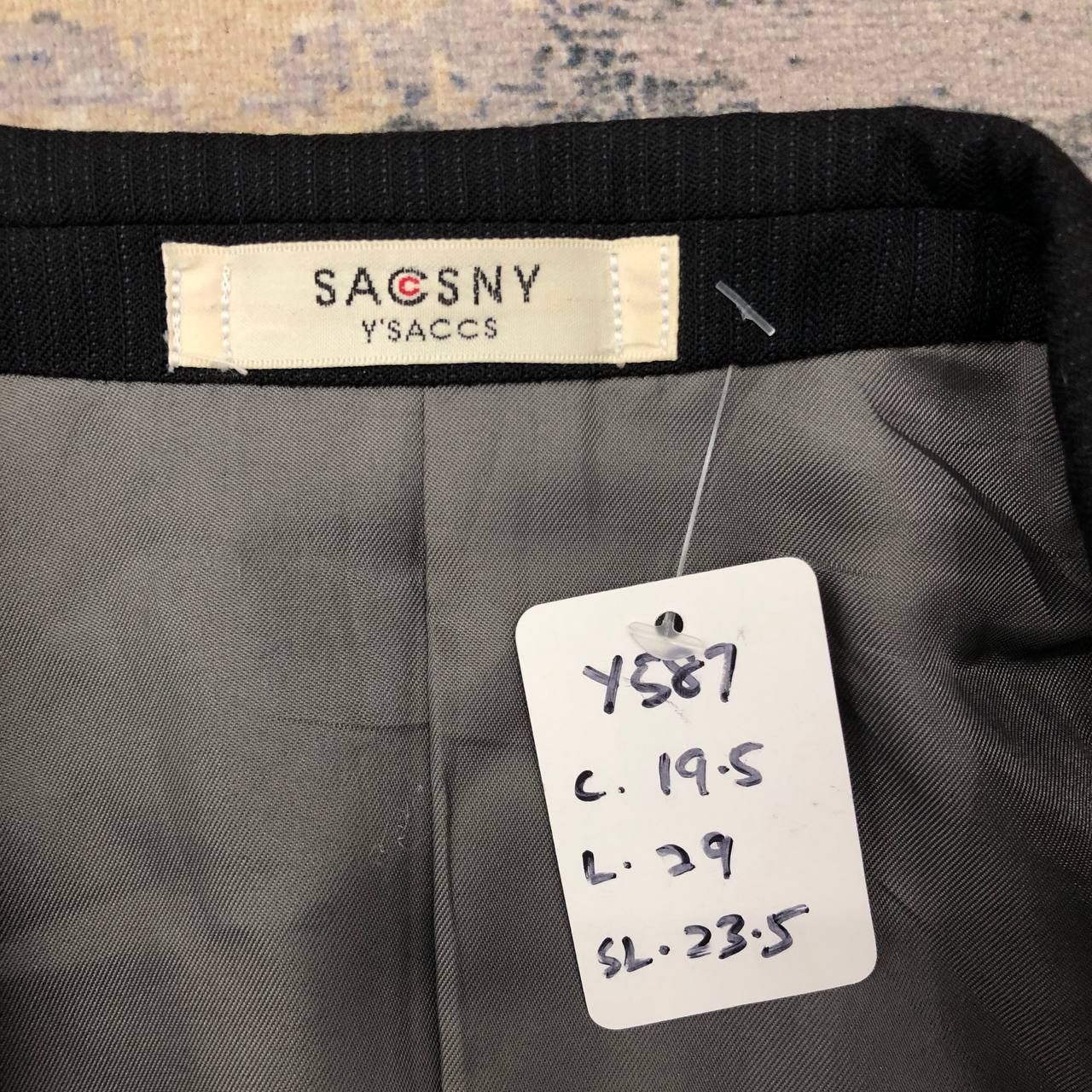 Yohji Yamamoto Y587 YOHJI BY SACSNY Y'SACCS CAOTS Size US M / EU 48-50 / 2 - 6 Thumbnail