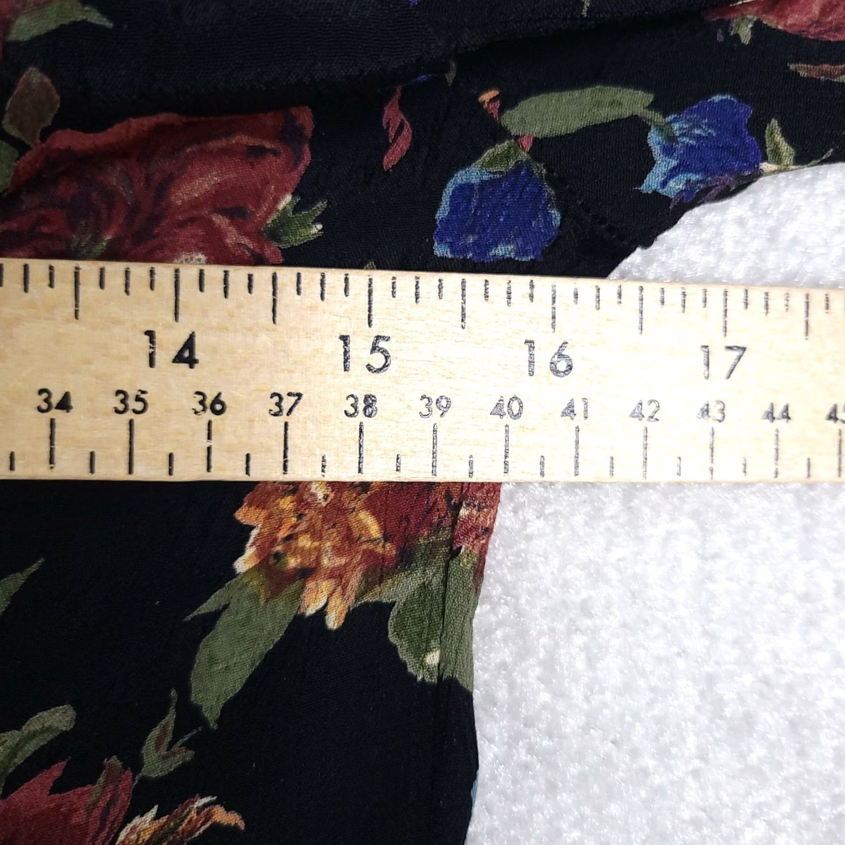 Vintage Vtg Passports Pier 1 Imports Dress Women's Small Floral Removable Shoulder Pads Maxi Hollow? Size S / US 4 / IT 40 - 5 Thumbnail