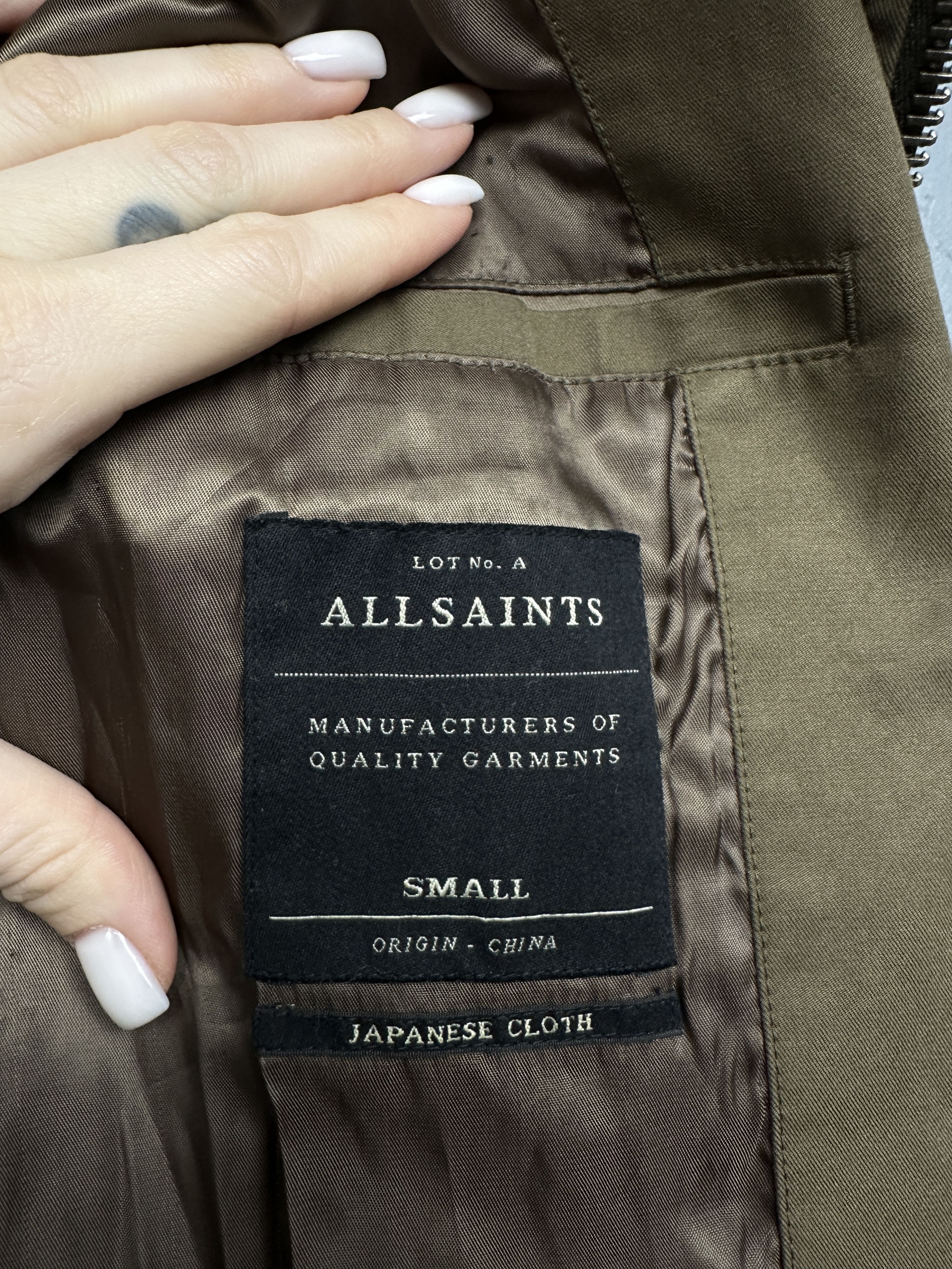 Allsaints Allsaints Mens Payne Mac Trench Coat Jacket Size US S / EU 44-46 / 1 - 3 Thumbnail