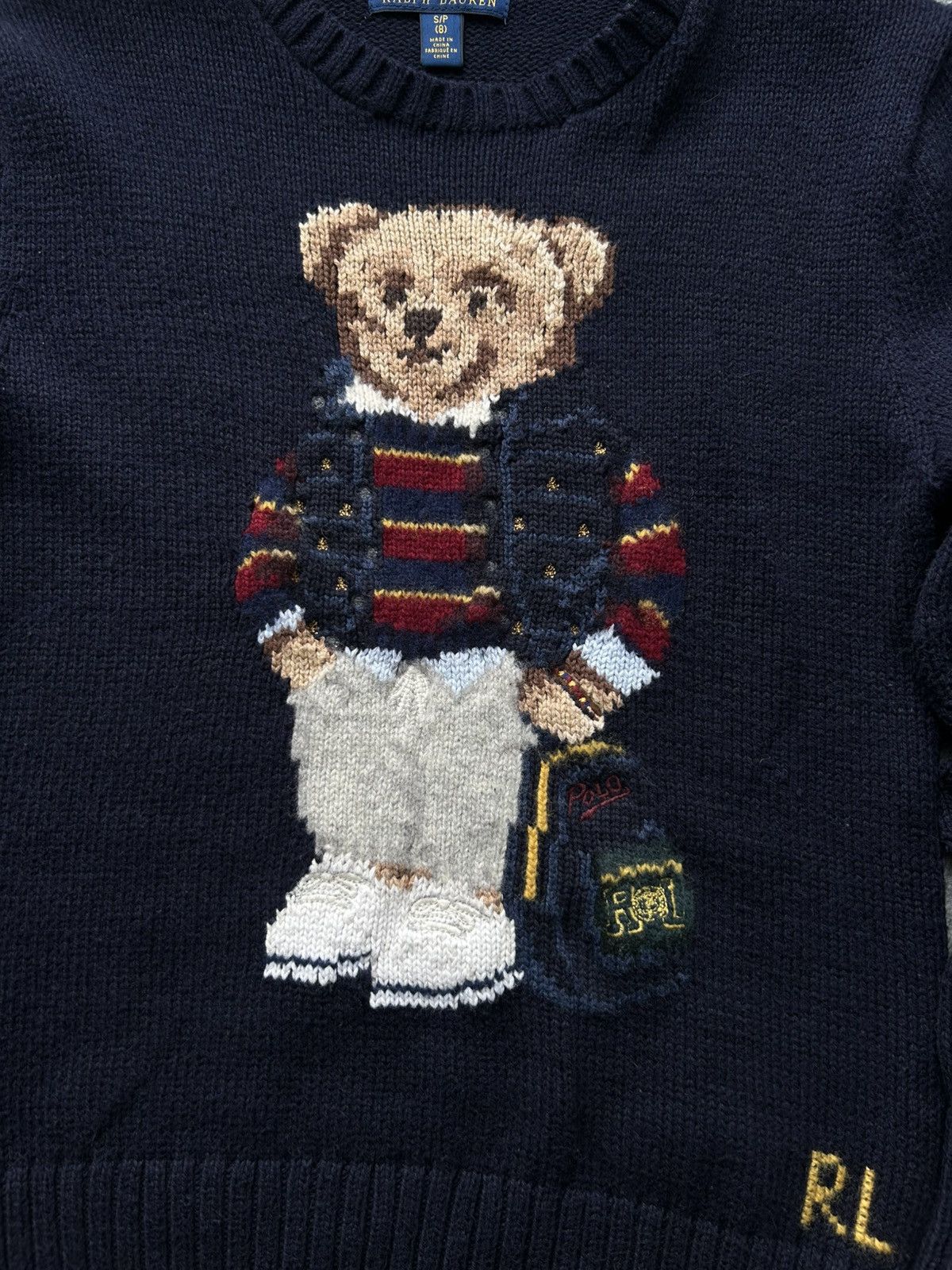 Polo Ralph Lauren Vintage sweater knit PRL polo bear Ralph Lauren kids Size US XXS / EU 40 - 4 Thumbnail