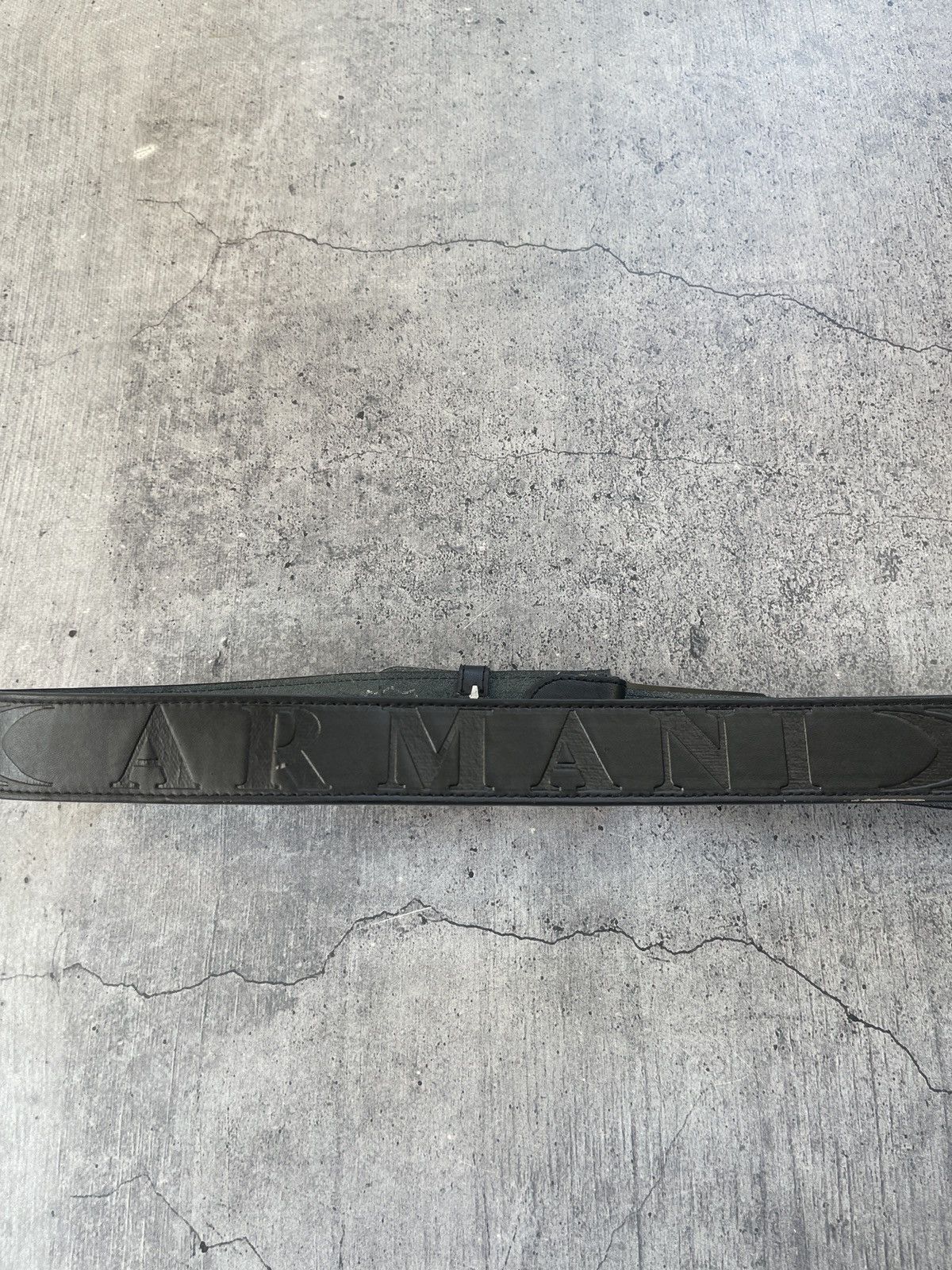 Armani Vintage Armani Leather Belts Streetwear Casual Logo Rare VTg Size ONE SIZE - 6 Thumbnail