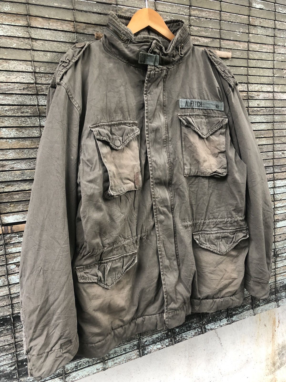 Abercrombie & Fitch 💥RARE💥Vintage Abercrombie & Fitch Military Sherpa Jacket Size US XL / EU 56 / 4 - 5 Thumbnail