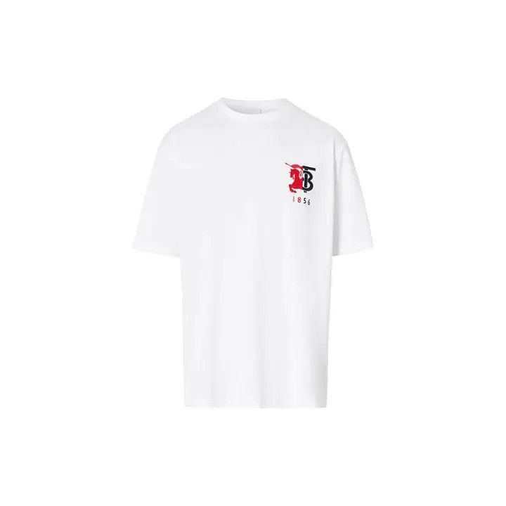 Burberry Burberry Burberry Logo Pure Cotton Short Sleeve T-Shirt-25 Size US S / EU 44-46 / 1 - 1 Thumbnail