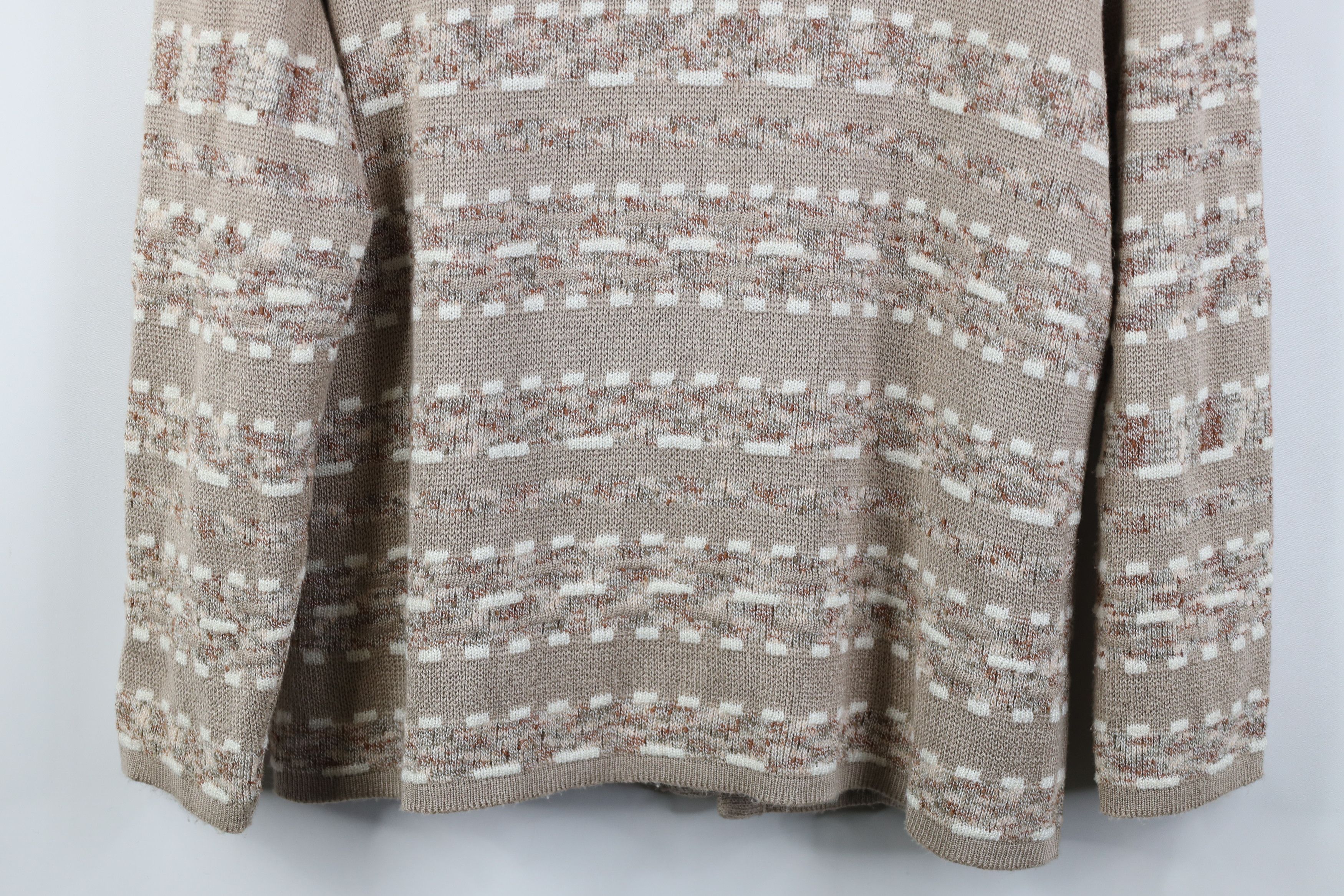 Vintage Vintage 90s Streetwear Fleck Top Button Cardigan Sweater USA Size XL / US 12-14 / IT 48-50 - 13 Thumbnail