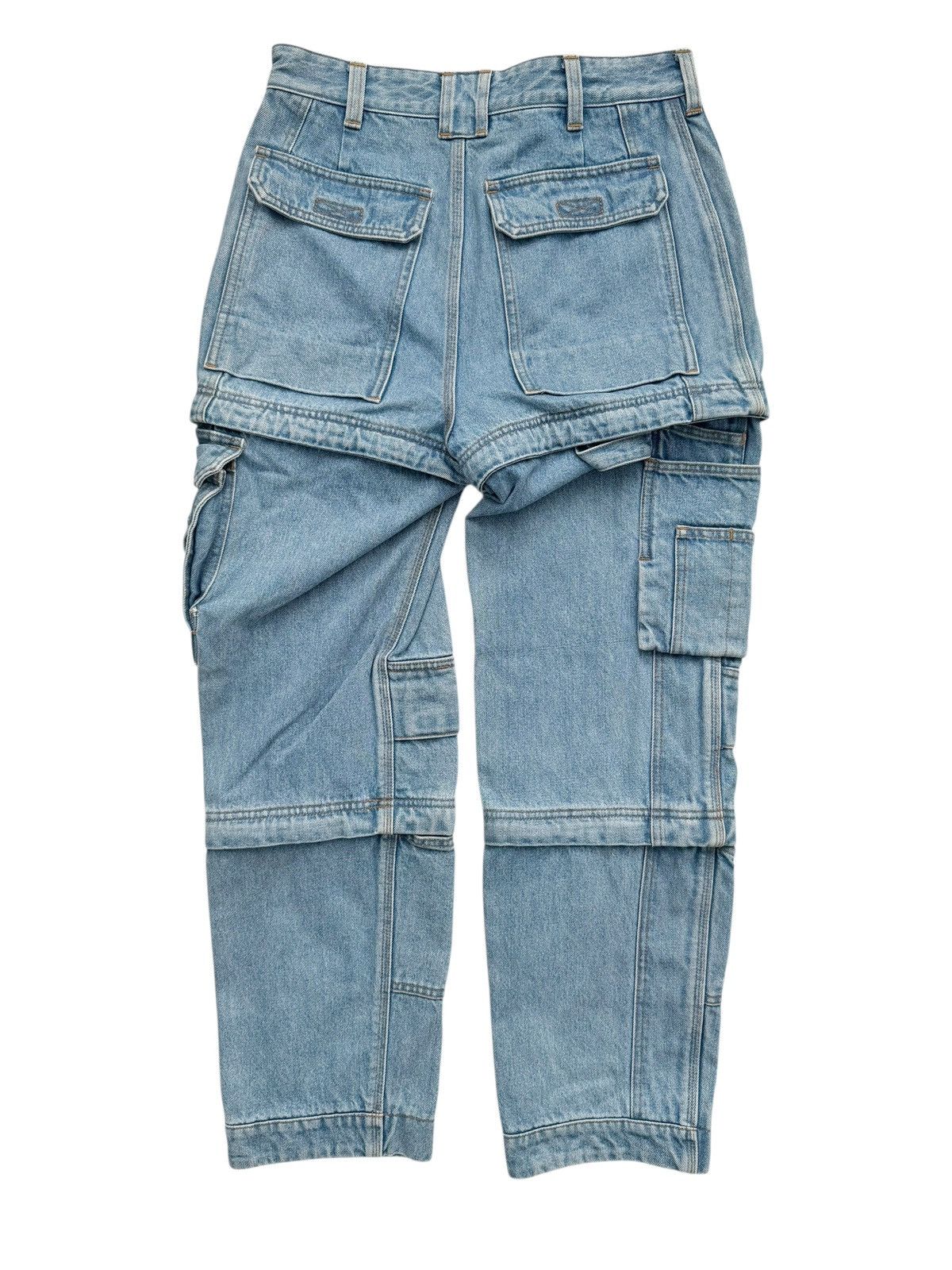 Balenciaga 2017 Convertible Denim Cargo Pants Size US 30 / EU 46 - 2 Thumbnail