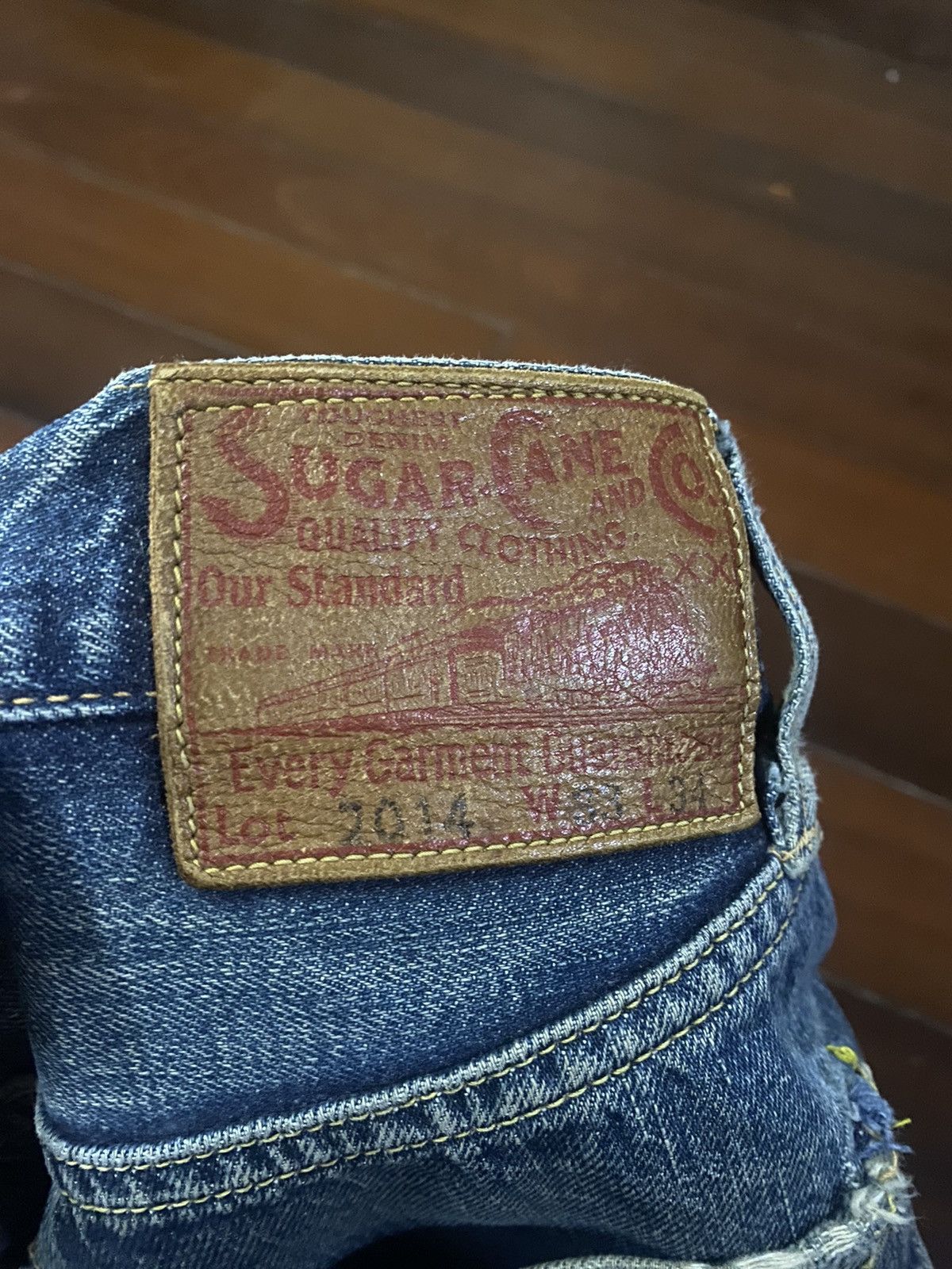 Vintage Sugar Cane Jeans Vintage Honeycomb Rusty lot 2014 rework B-1 Size US 34 / EU 50 - 16 Thumbnail