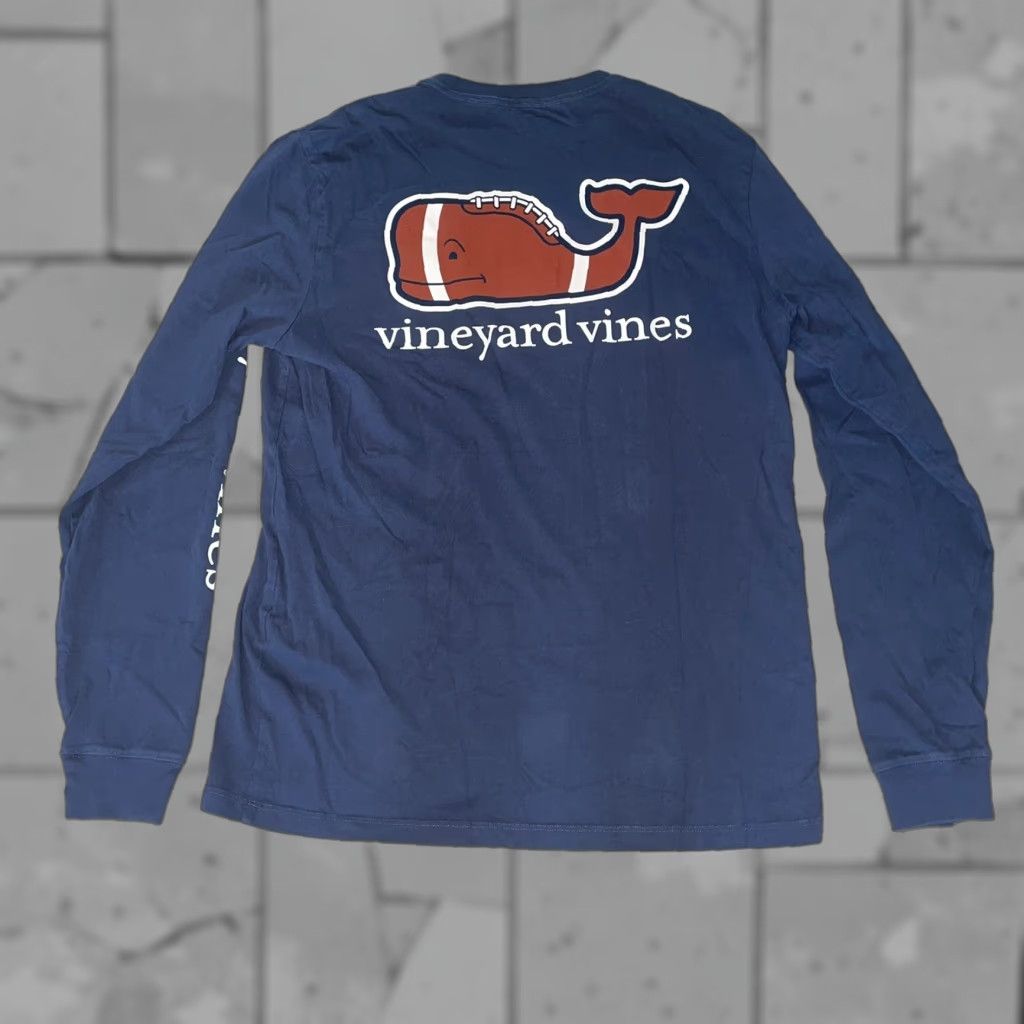 Vineyard Vines VINTAGE Vineyard Vines Cotton Pullover Sweater Mens Size S Long Sleeve Blue Size US S / EU 44-46 / 1 - 1 Thumbnail