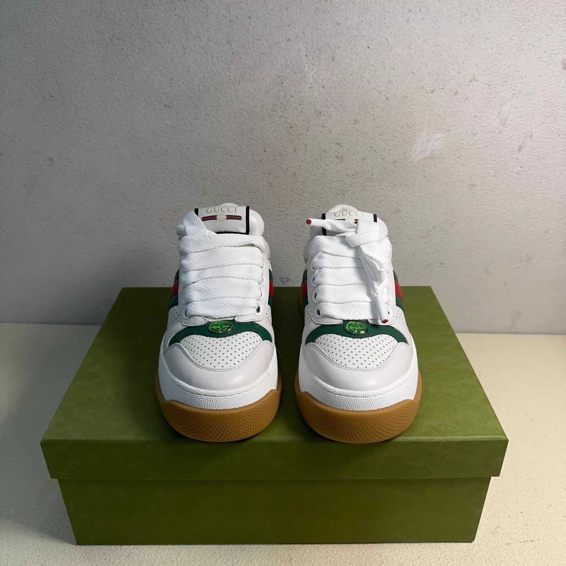 Gucci GUCCI Screener women's white sneaker Size US 6 / IT 36 - 2 Thumbnail