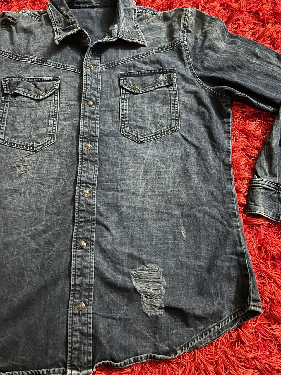 True Religion True Religion Denim Shirt Size US L / EU 52-54 / 3 - 3 Thumbnail