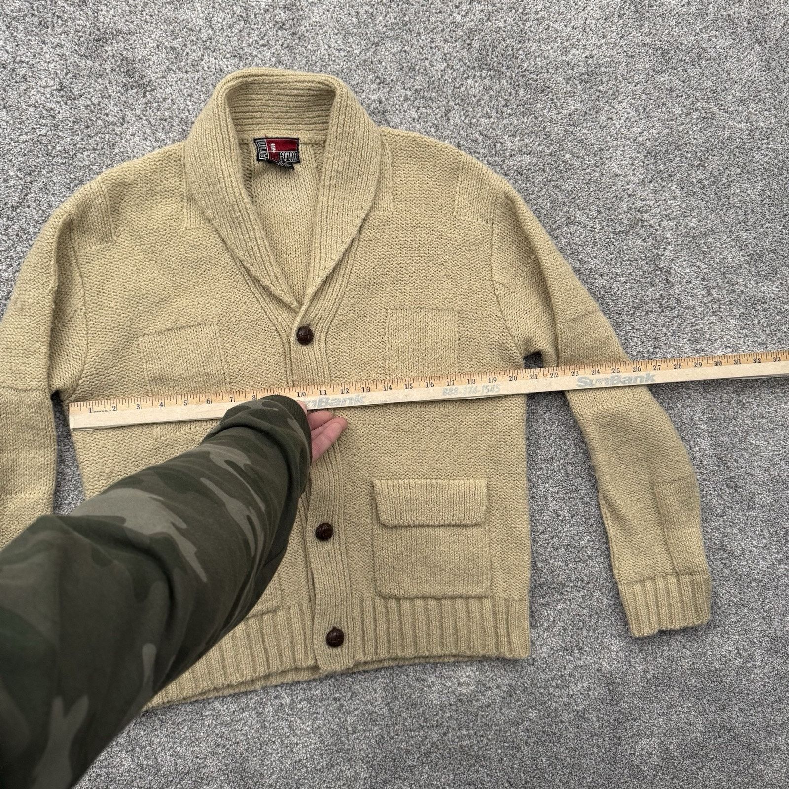 Other Vintage 90s Cardigan Sweater Womens Large Old Money Workwear Size L / US 10 / IT 46 - 4 Thumbnail