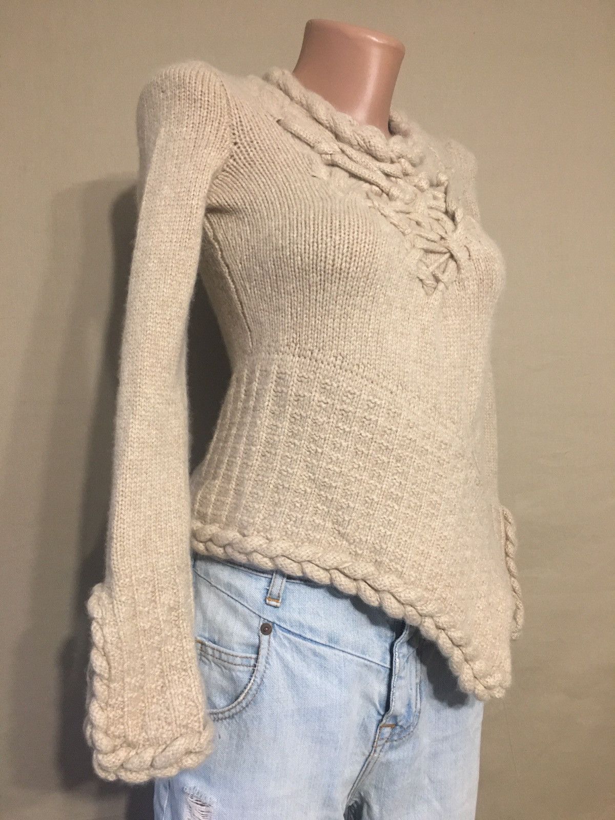 Oscar De La Renta Oscar De La Renta Cashmere Knit Sweater Size S Size S / US 4 / IT 40 - 4 Thumbnail