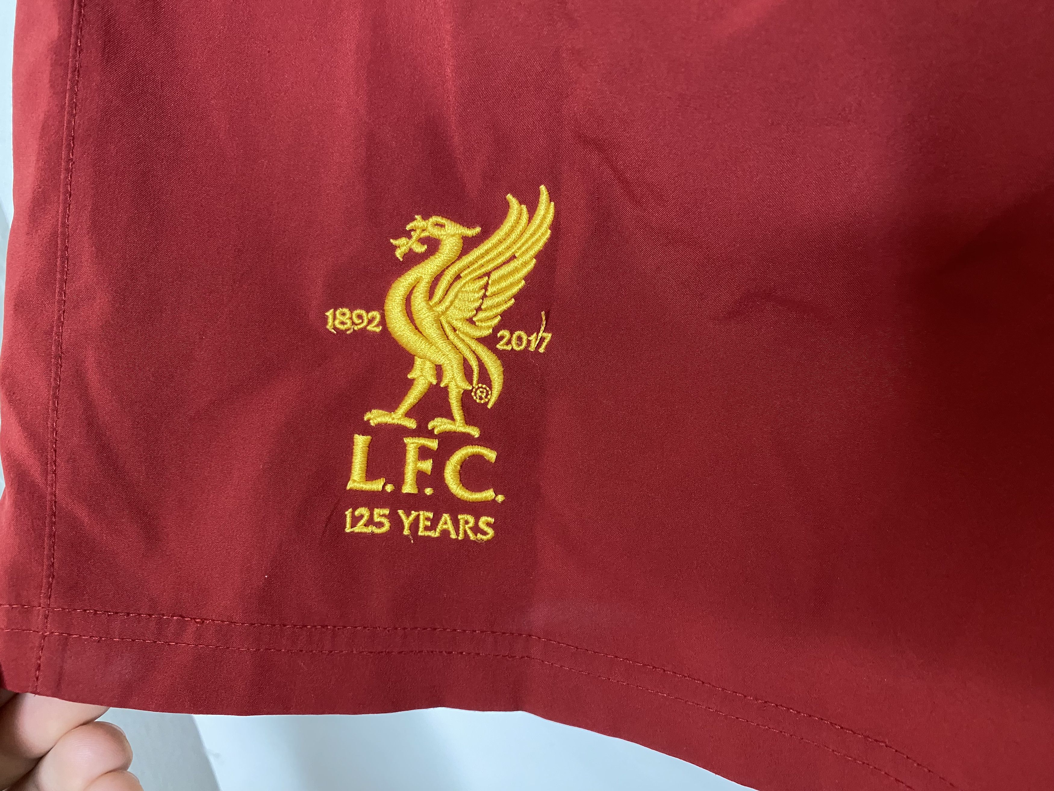 New Balance LIVERPOOL 2017 HOME FOOTBALL SHORTS SOCCER NEW BALANCE Size US 32 / EU 48 - 3 Thumbnail