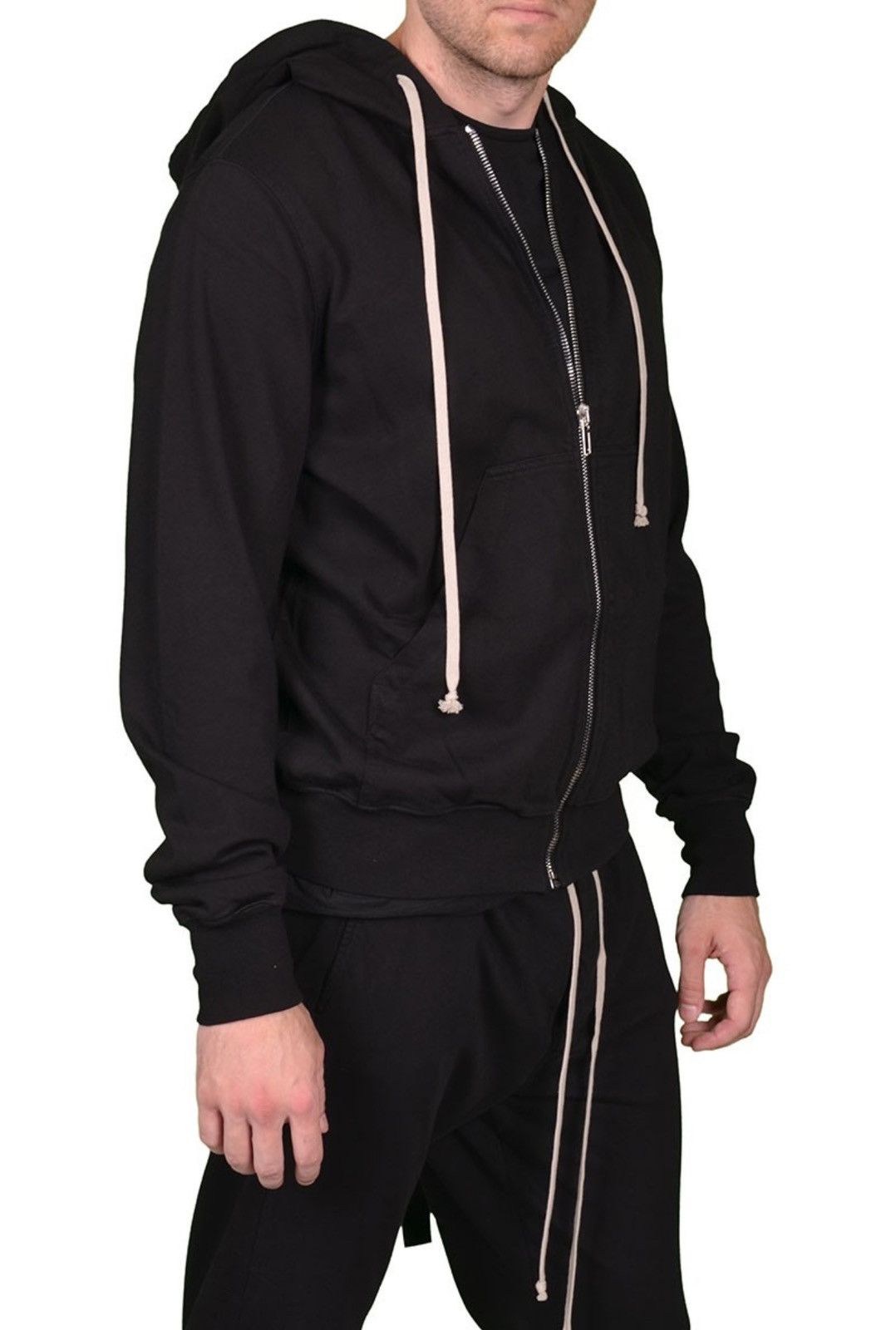 Rick Owens Drkshdw Last Size Rick Owens Drkshdw Black Cotton Hoodie Size US XL / EU 56 / 4 - 4 Thumbnail