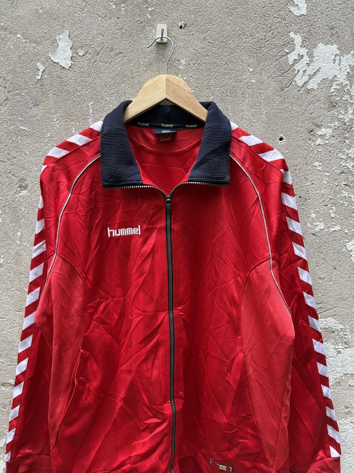 Hummel Vintage 90's Hummel Training Jaspo Jacket Size US L / EU 52-54 / 3 - 3 Thumbnail