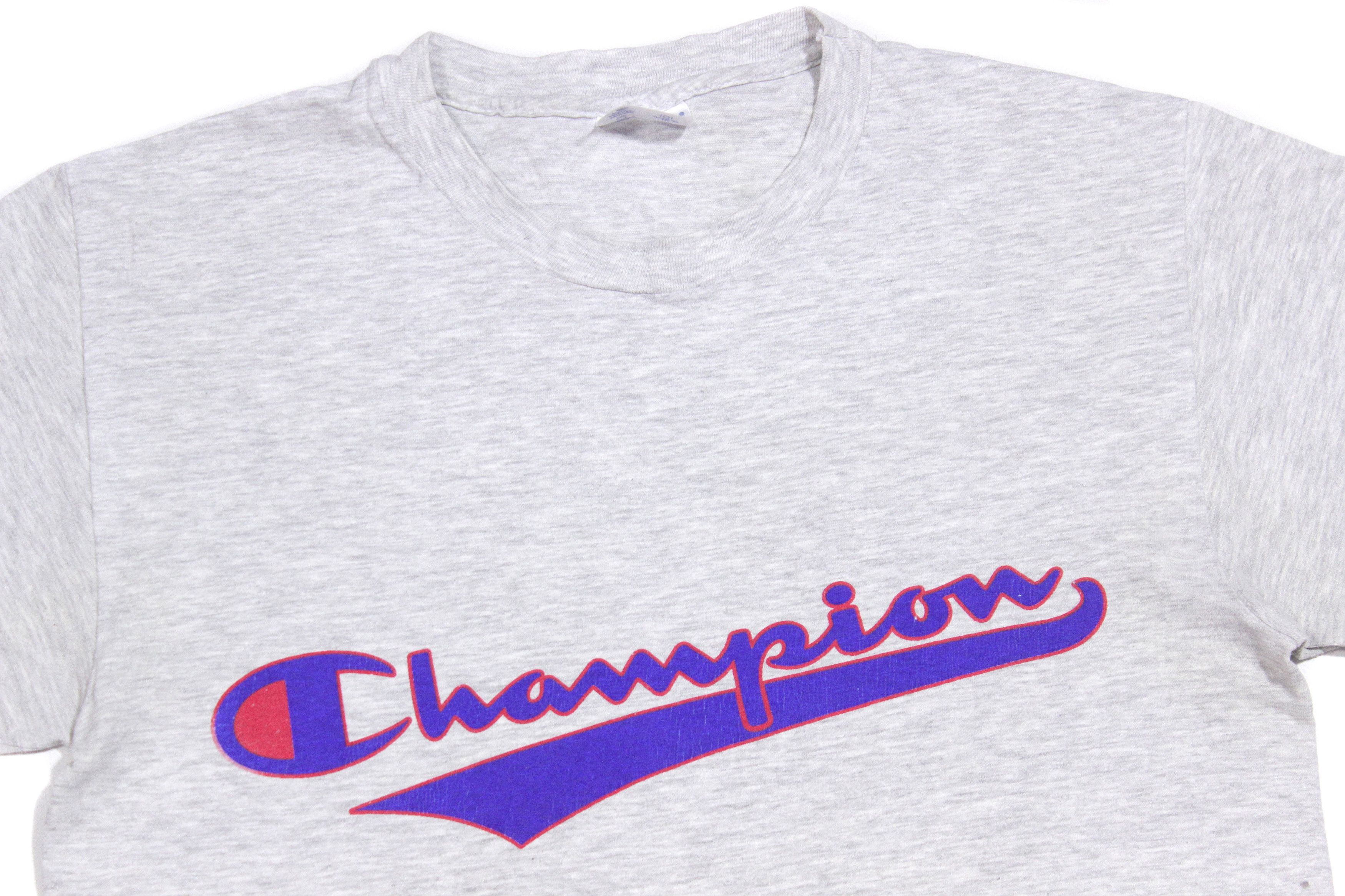 Champion 90S Big Logo Melange T-Shirt Size US M / EU 48-50 / 2 - 3 Thumbnail