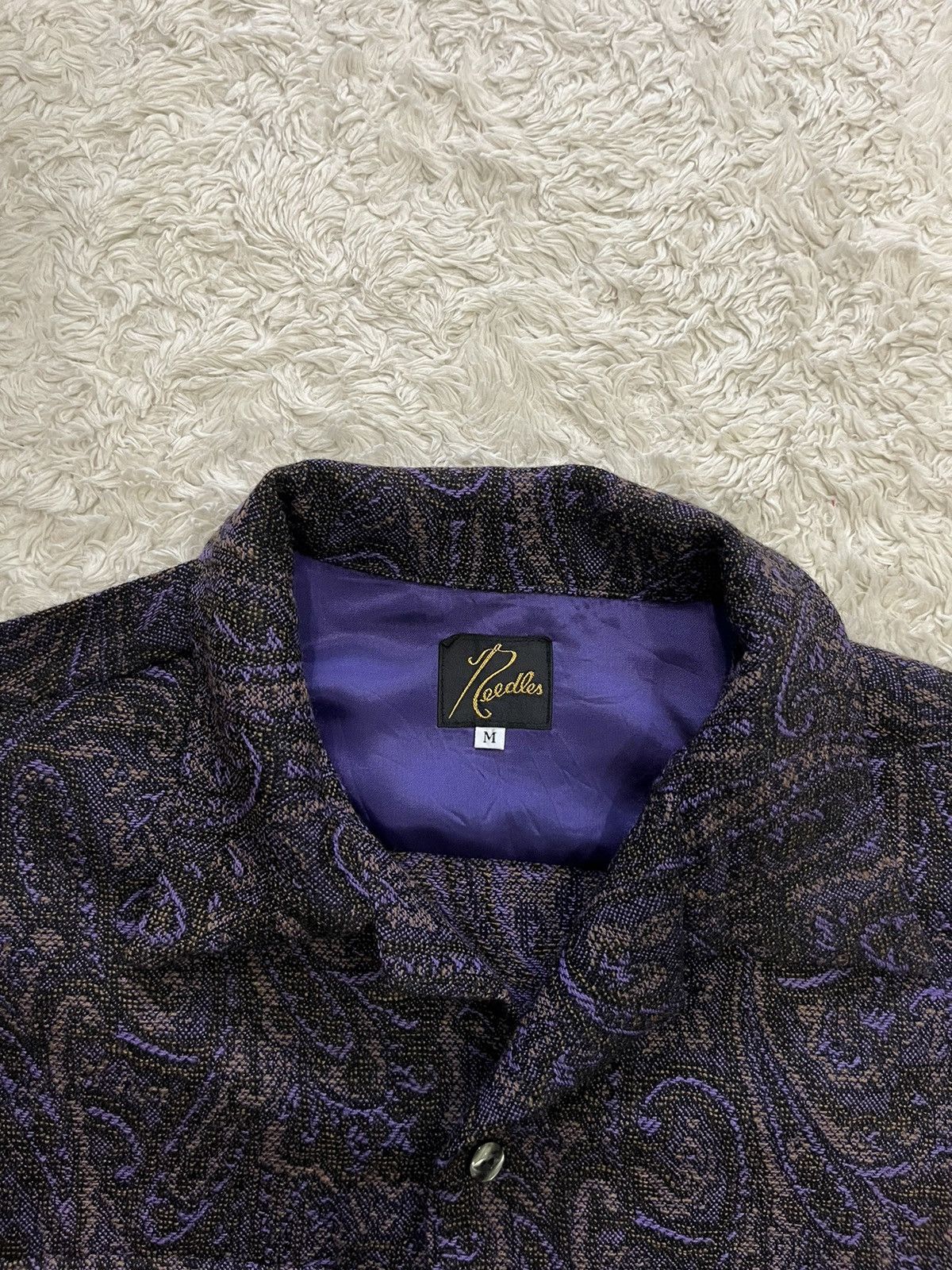 Needles needles classic shirt wool paisley JQ Size US M / EU 48-50 / 2 - 4 Thumbnail
