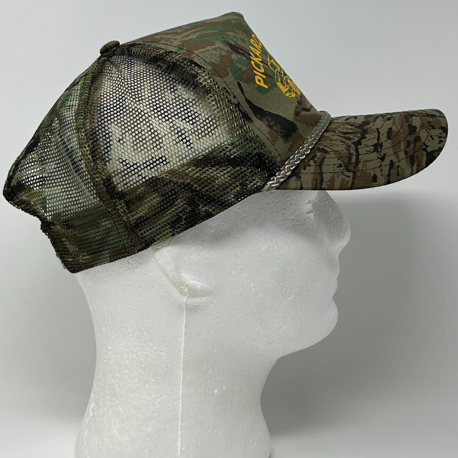 Vintage Vintage 90s Pickard Trucking Trucker Hat Baseball Cap Camo Size ONE SIZE - 7 Thumbnail