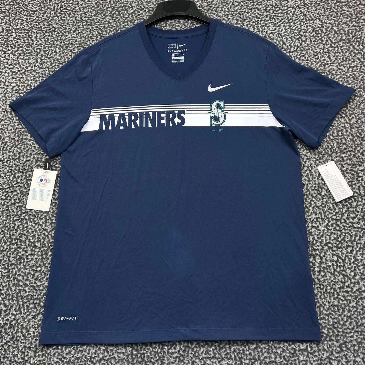 Nike Nike Dri-Fit Shirt Men Seattle Mariners MLB Crew Neck L Size US L / EU 52-54 / 3 - 1 Thumbnail