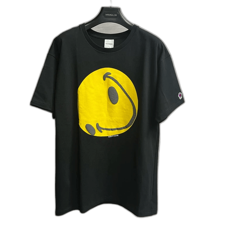 READYMADE Black Smiley Face Casual Round Neck Tee Size US XL / EU 56 / 4 - 1 Thumbnail