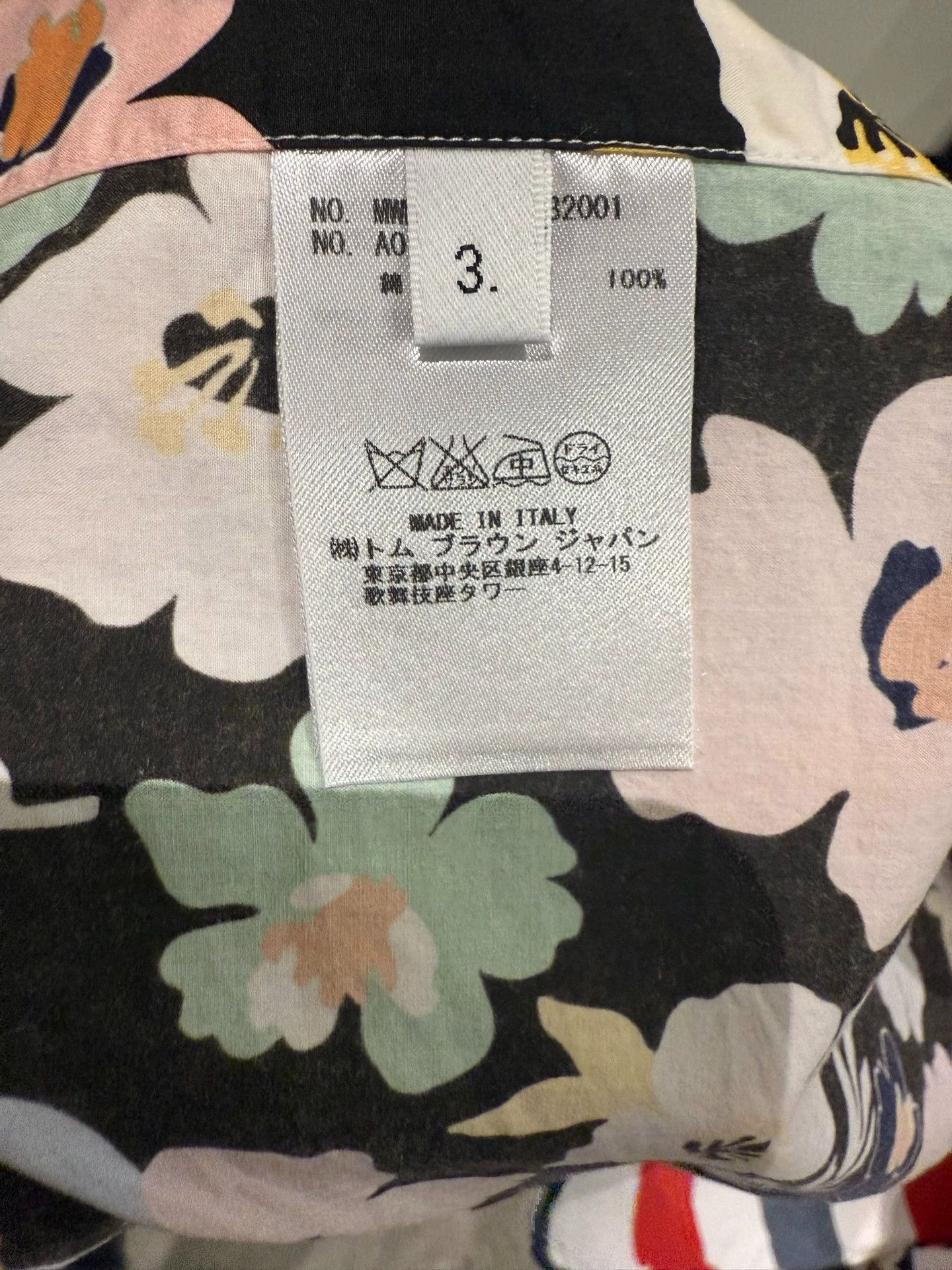 Thom Browne Thom Browne Rare 3-color Floral Poplin Shirt Size3 Size US L / EU 52-54 / 3 - 5 Thumbnail