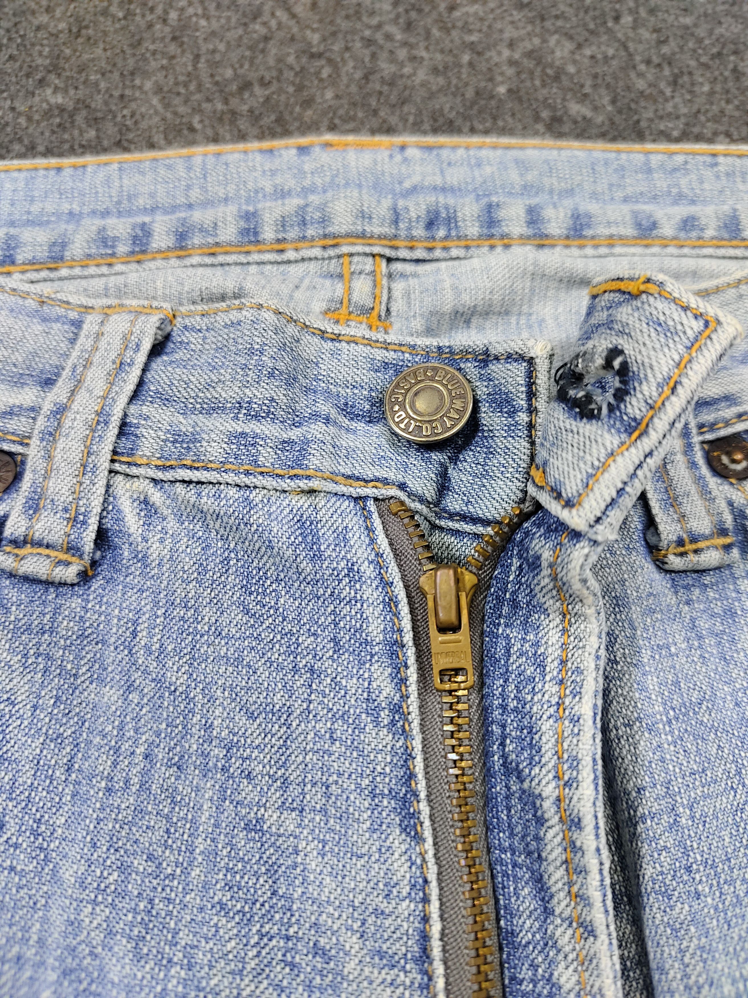 If Six Was Nine 00s Blue Way🇯🇵Patchwork Panel Raw Edge Layered Denim Size US 30 / EU 46 - 5 Thumbnail