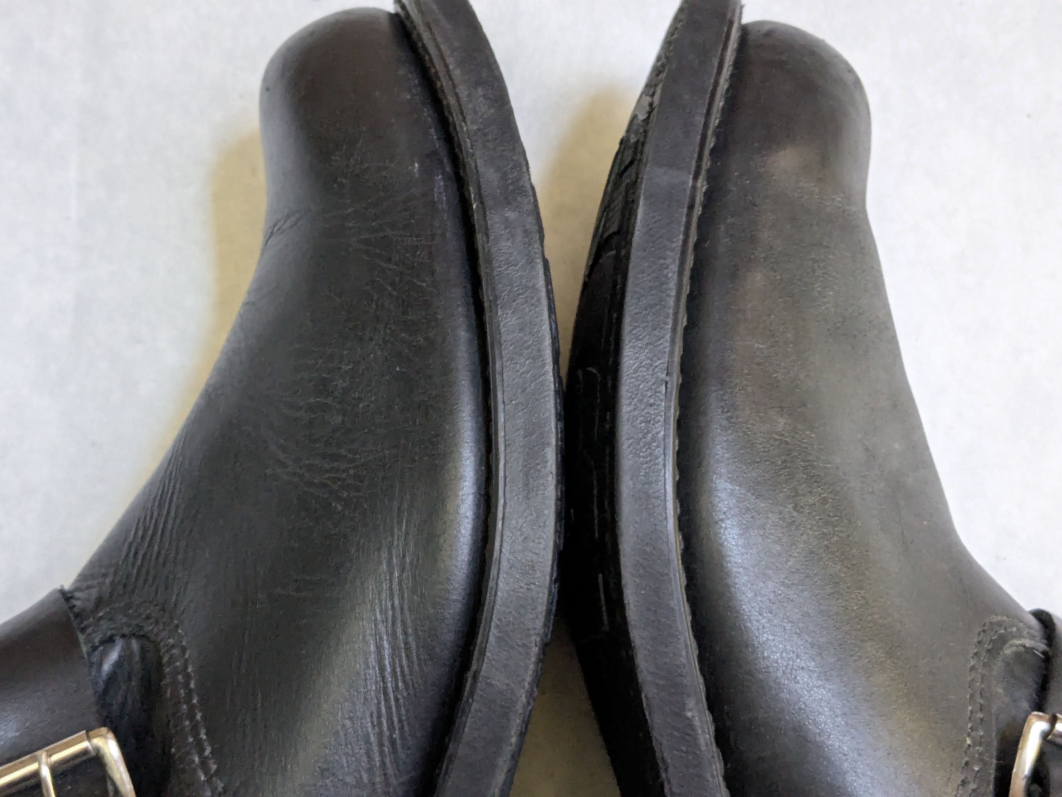 Frye Frye Engineer Black Leather 11 M Leather Buckle Size US 11 / EU 44 - 9 Thumbnail