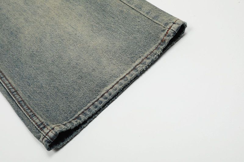 Vintage American high-street Cleanfit flared washed jeans Size US 32 / EU 48 - 6 Thumbnail