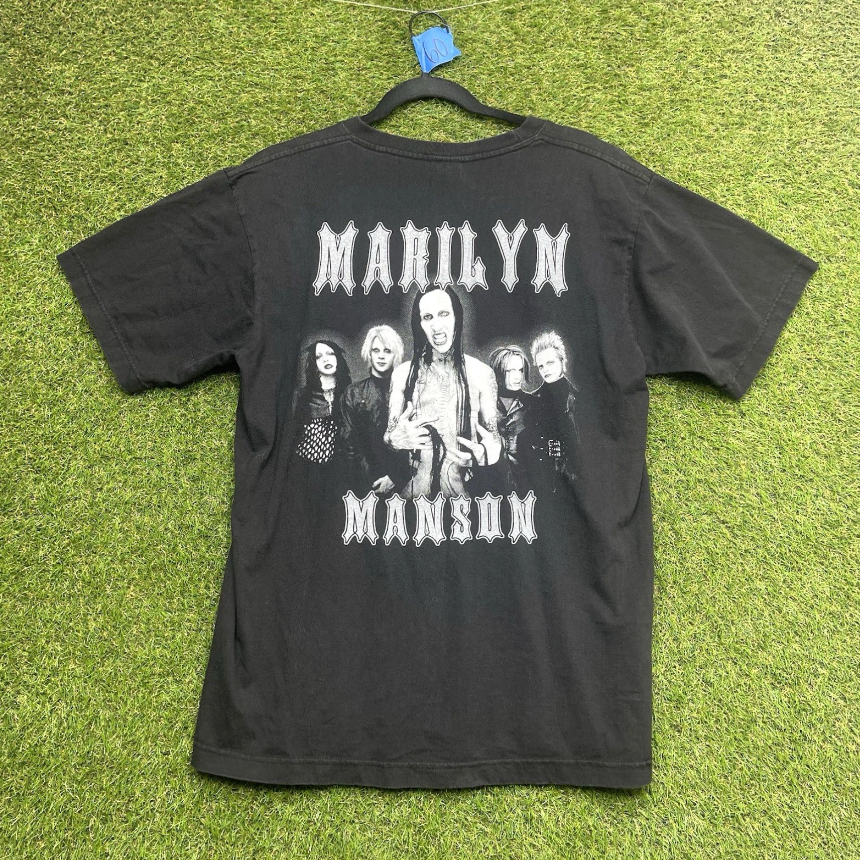 FRED VINTAGE Marilyn Manson Shirt Mens Large Against All Gods Concert Tour Rock Shirt Size US L / EU 52-54 / 3 - 2 Thumbnail