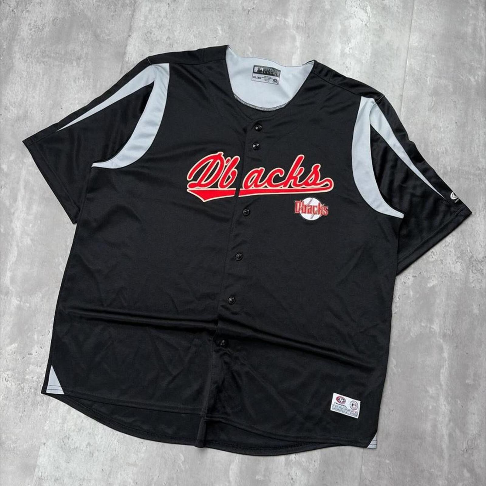 MLB Y2K Arizona Diamondbacks True Fan MLB Baseball Jersey Size US XXL / EU 58 / 5 - 2 Thumbnail