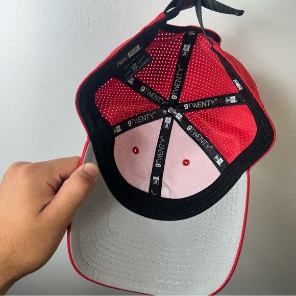 NBA NEW ERA ATLANTA HAWKS RED NBA LASER CUT MESH HAT Size ONE SIZE - 6 Thumbnail