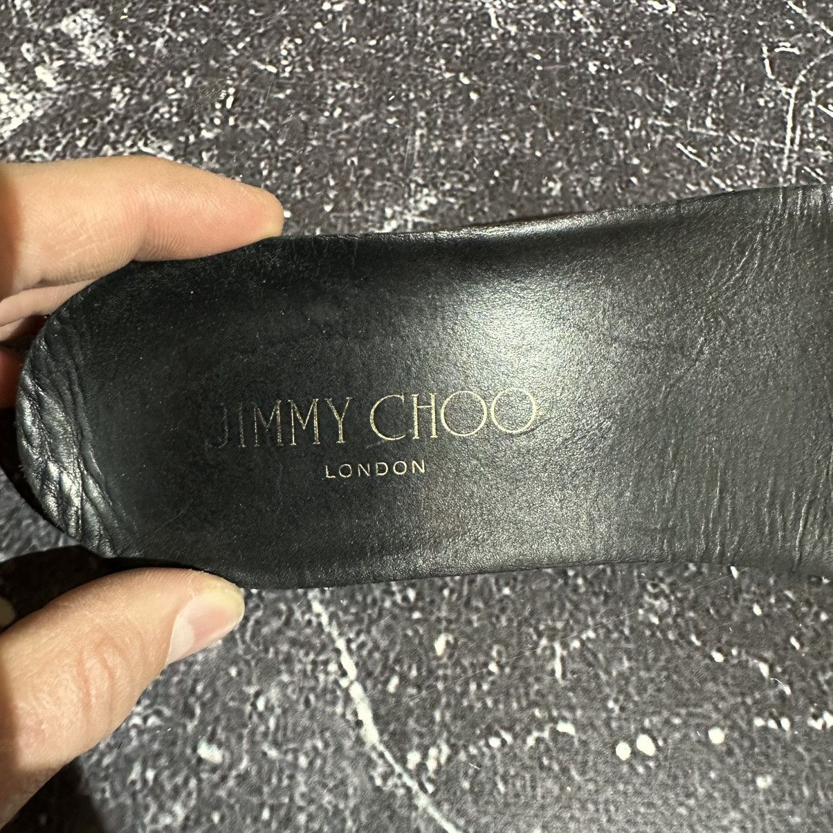 Jimmy Choo Jimmy Choo Norway Knit & Lurex Mid High Trainers Size 38 Size US 8 / IT 38 - 17 Thumbnail