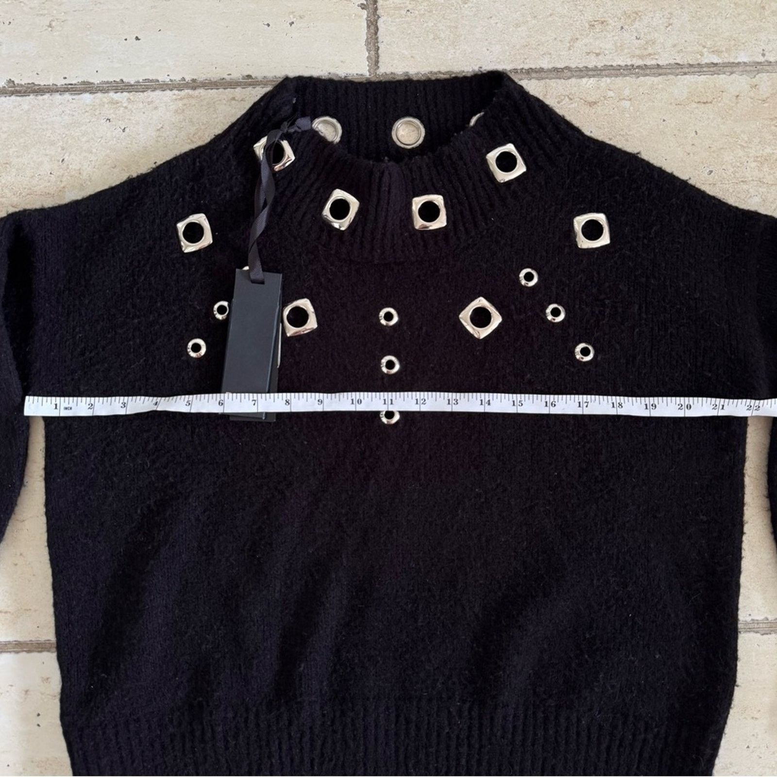 Pinko NWT! PINKO Boxy Pullover Black, Size S, MSRP. $357 Size S / US 4 / IT 40 - 14 Thumbnail