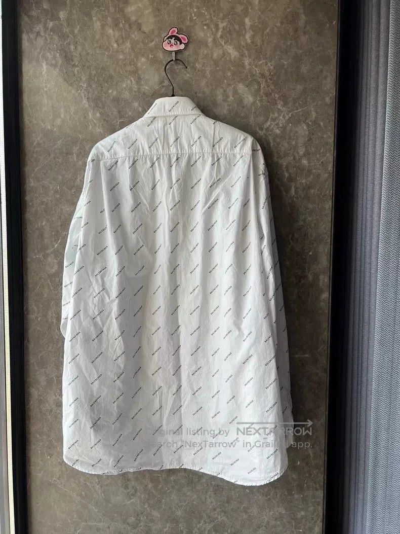 Balenciaga Balenciaga size 37 Full logo printed shirt 37 Size US XS / EU 42 / 0 - 2 Thumbnail