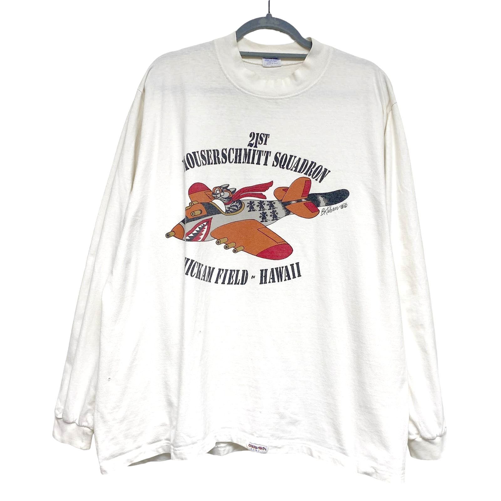 Vintage Vintage Crazy Shirt Hawaii B Kliban Flying Cat T Shirt Size US XL / EU 56 / 4 - 2 Thumbnail