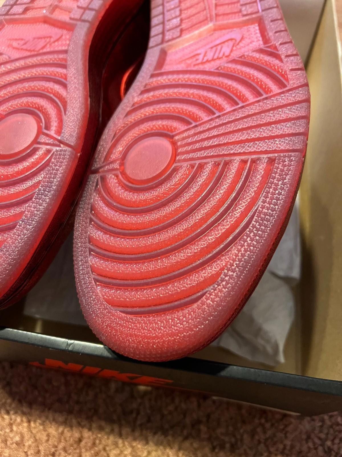 Jordan Brand Nike Air Jordan 1 Retro Legends of Summer Red Glitter Size US 10.5 / EU 43-44 - 7 Thumbnail