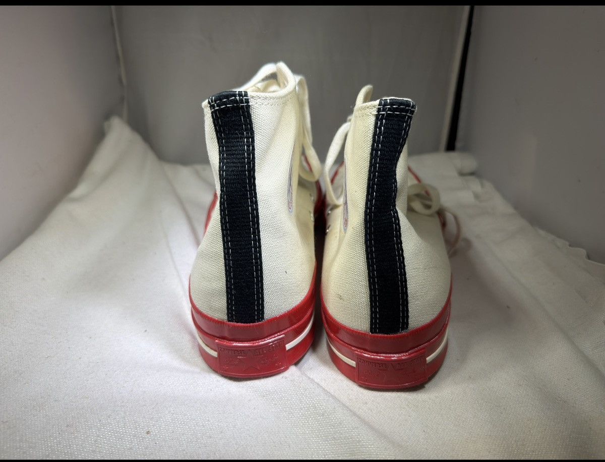Converse Converse Chuck 70 CDG Pristine Red Egret Men 11.5 High Size US 11.5 / EU 44-45 - 4 Thumbnail