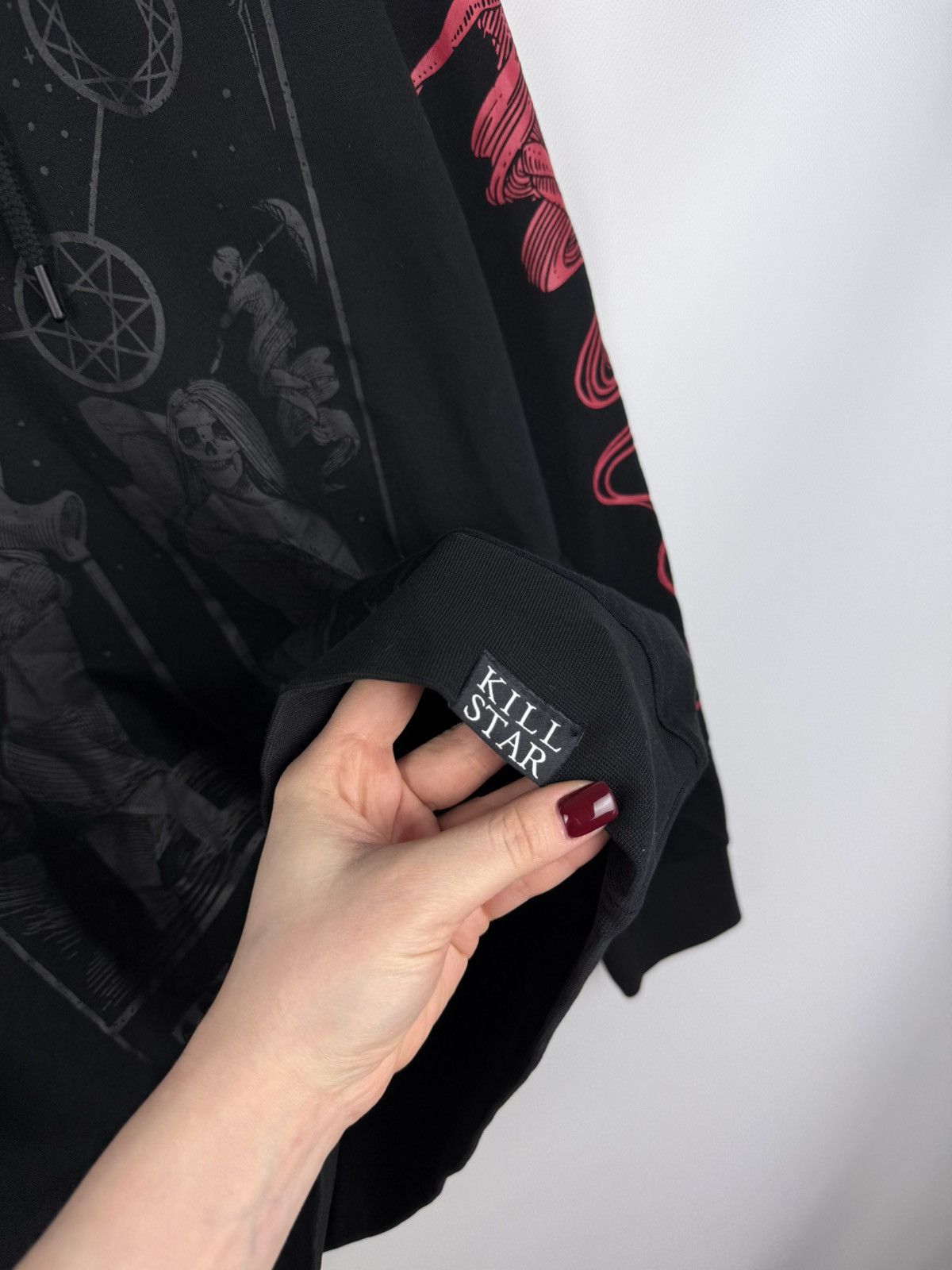 Killstar Killstar Men’s Gothic Big Logo Hoodie Pullover Size L Size US L / EU 52-54 / 3 - 10 Thumbnail