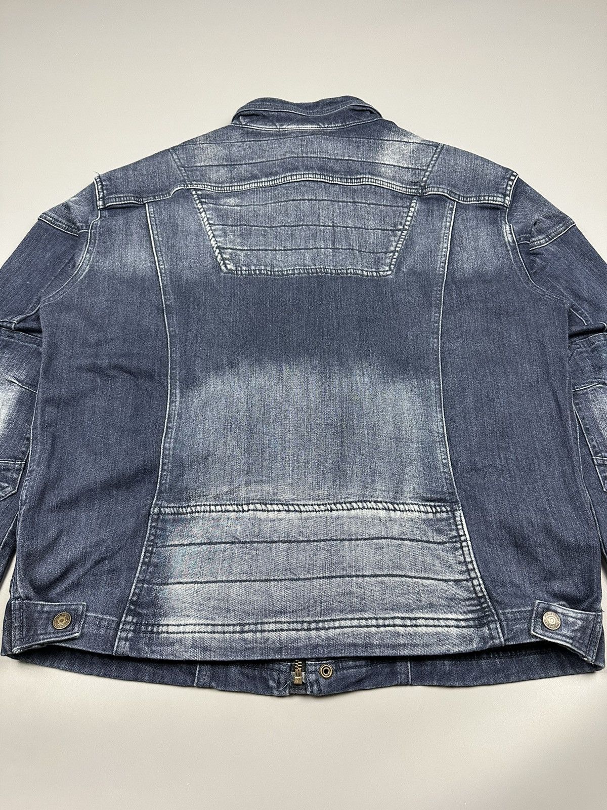 If Six Was Nine × Le Grande Bleu (L.G.B.) NWZ Next Workerz X Feildcore Cordura Denim Jacket Size US XXL / EU 58 / 5 - 7 Thumbnail