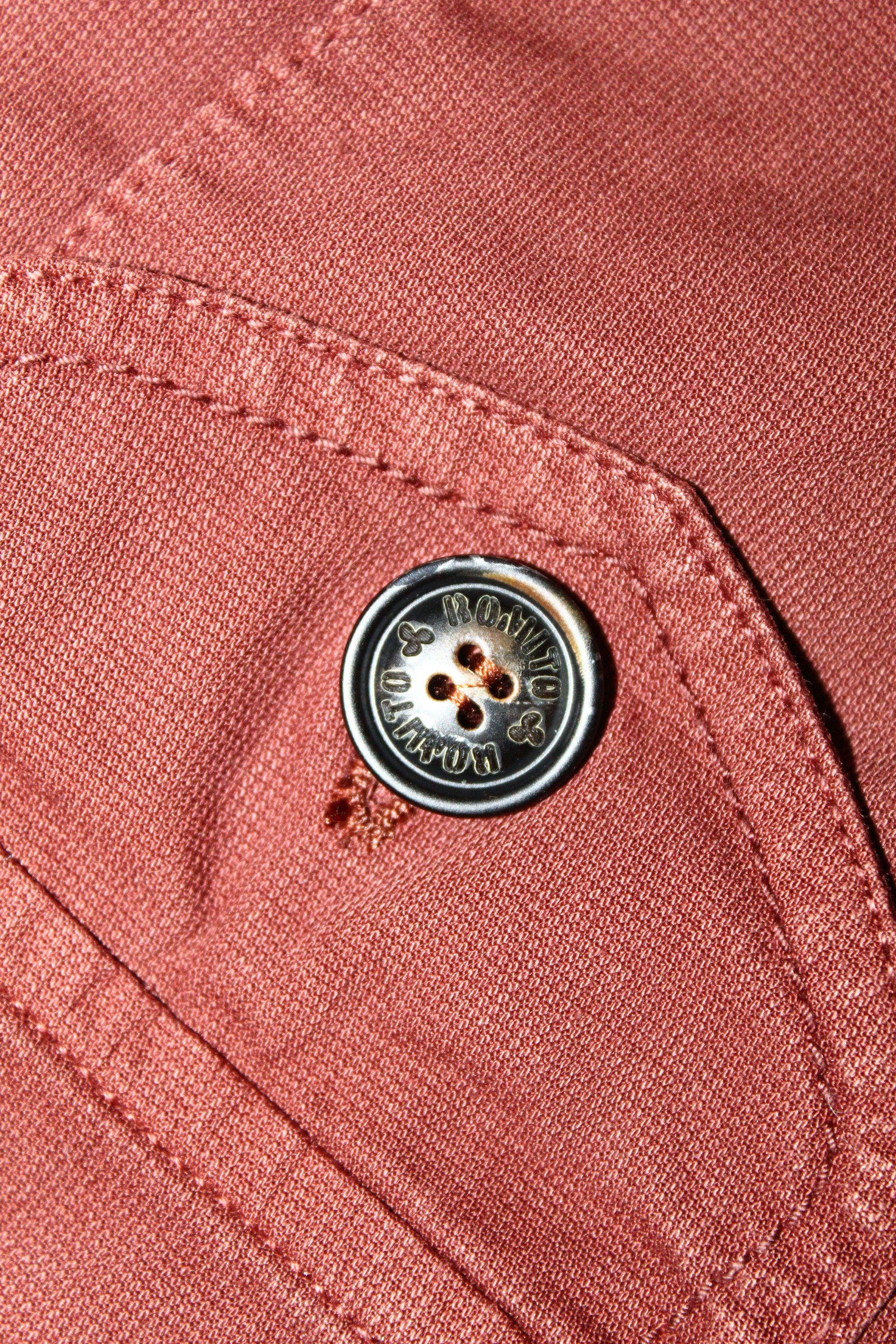 Barena Venezia Romito manifatture buttons up grandad-colllar twill jacket Size US XS / EU 42 / 0 - 17 Thumbnail