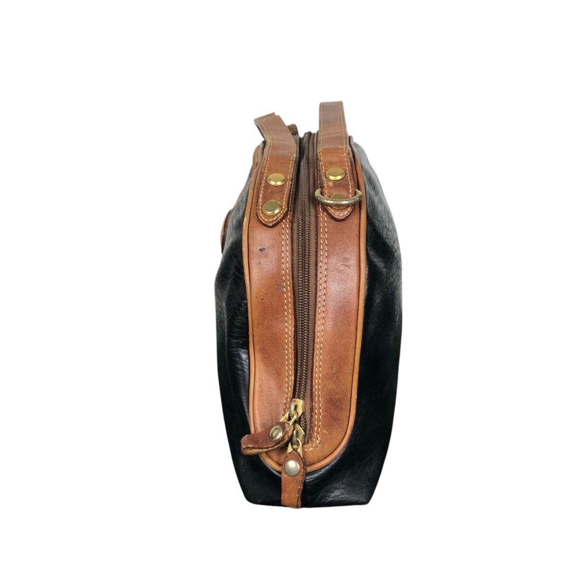 Japanese Brand × Leather × Vintage 📌Vintage Leather Birkins Donatello Italiano Modallo Size ONE SIZE - 4 Thumbnail