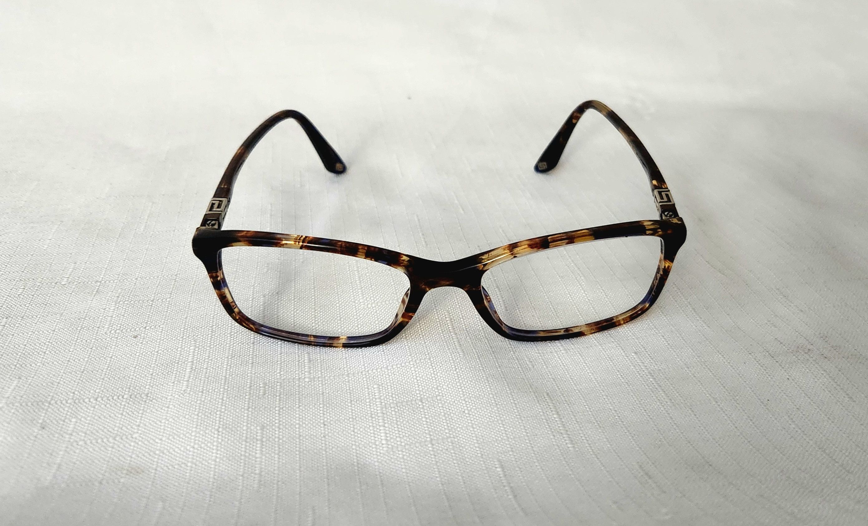 Designer × Versace Versace MOD. 3163 992 Brown Tortoise Eyeglasses Frames Size ONE SIZE - 2 Thumbnail
