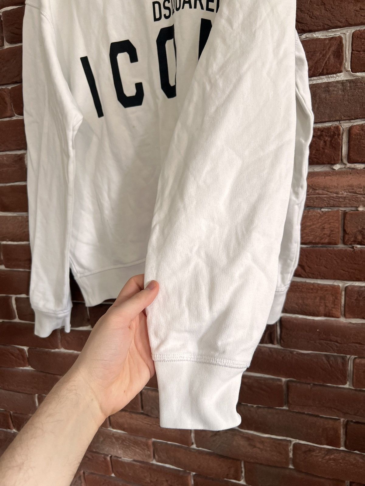 Dsquared2 Disquared2 Icon Logo Crewneck L Designer Hype White Size US L / EU 52-54 / 3 - 6 Thumbnail
