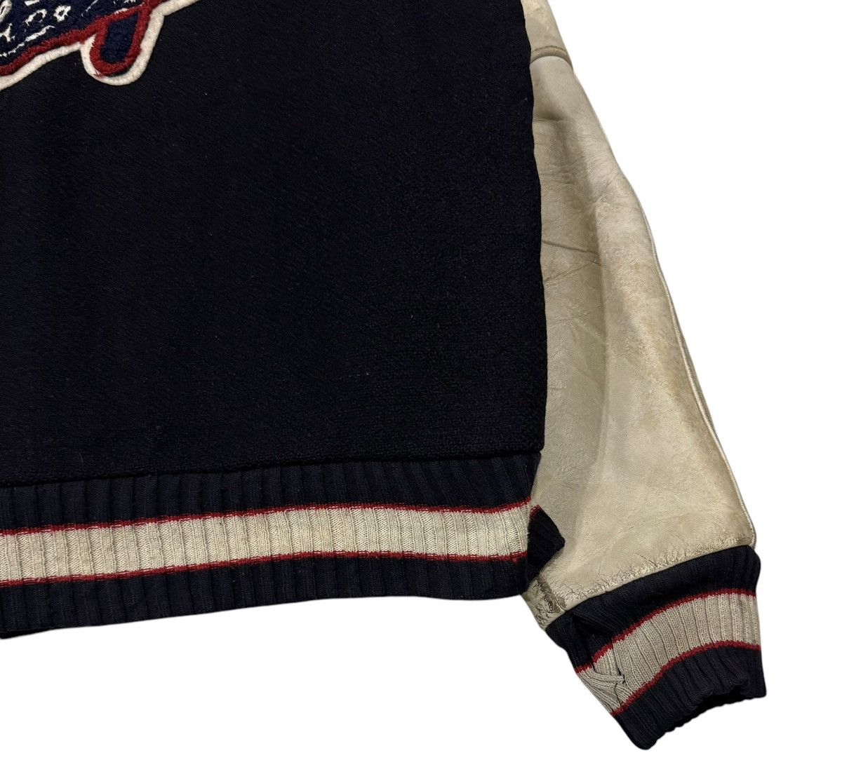 Japanese Brand Vintage Switch Baseball Champs Wool Leather Varsity Jacket Size US M / EU 48-50 / 2 - 3 Thumbnail